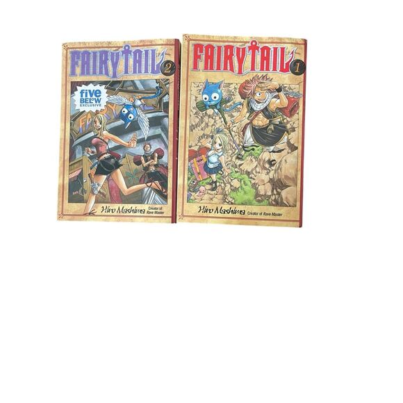 Kodansha Comics Fairy Tail English Manga Volume 1 & 2 By Hiro Mashima Anime Book - Picture 1 of 7